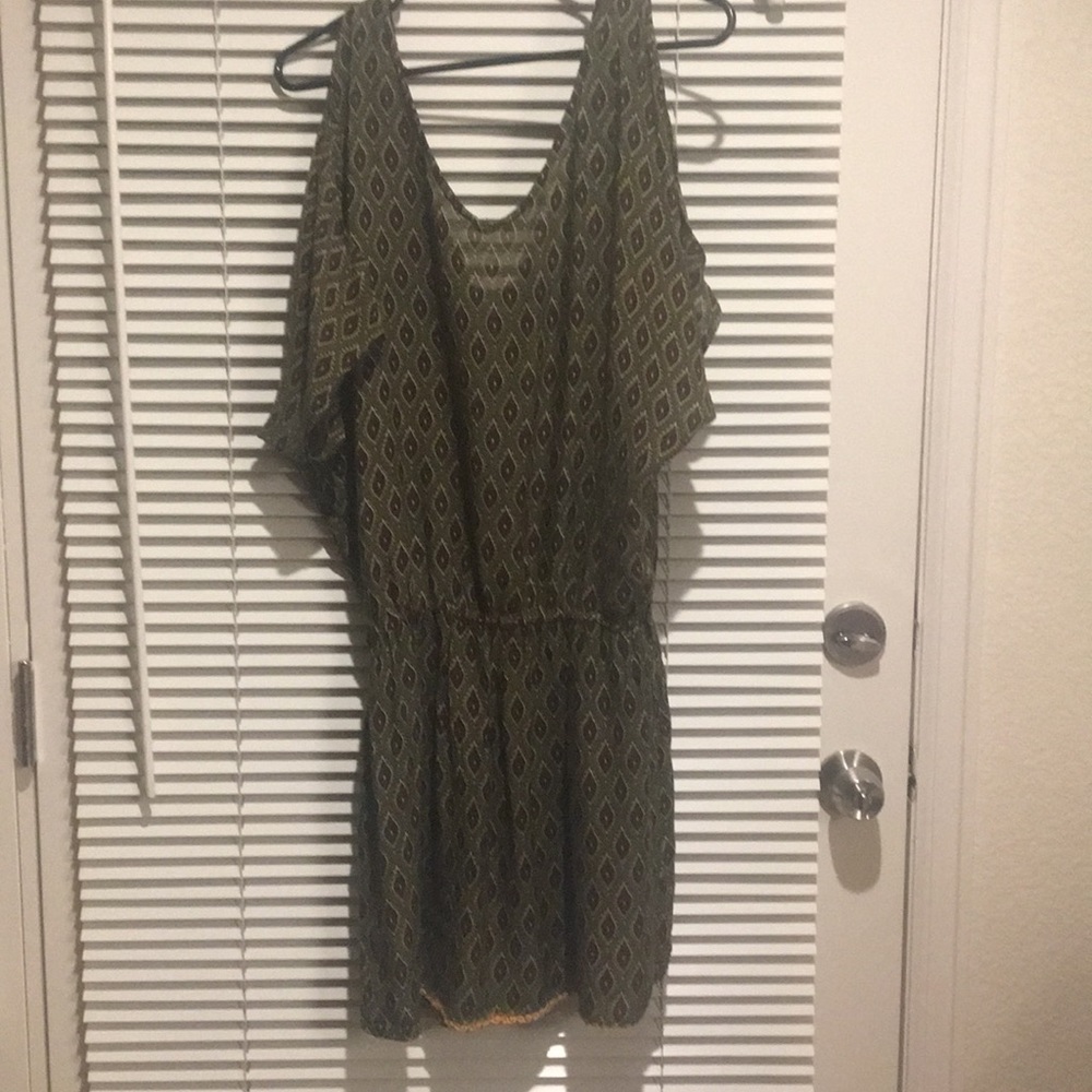 Printed tunic dress
